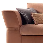 3-zits gestoffeerde stoffen zitbank Grilli Joe gemaakt in Italië Viadurini