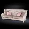 Sofa fluwelen gewatteerde werkstijl New classic Schinke