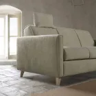 Moderne design slaapbank in stof gemaakt in Italië Filippo Viadurini