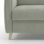 Moderne design slaapbank in stof gemaakt in Italië Filippo Viadurini