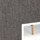 Modern design slaapbank Zeal van Innovation in gewatteerde stof Viadurini