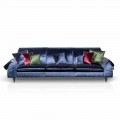 Sofa stof met lineaire portierarmsteunen Axel objecten