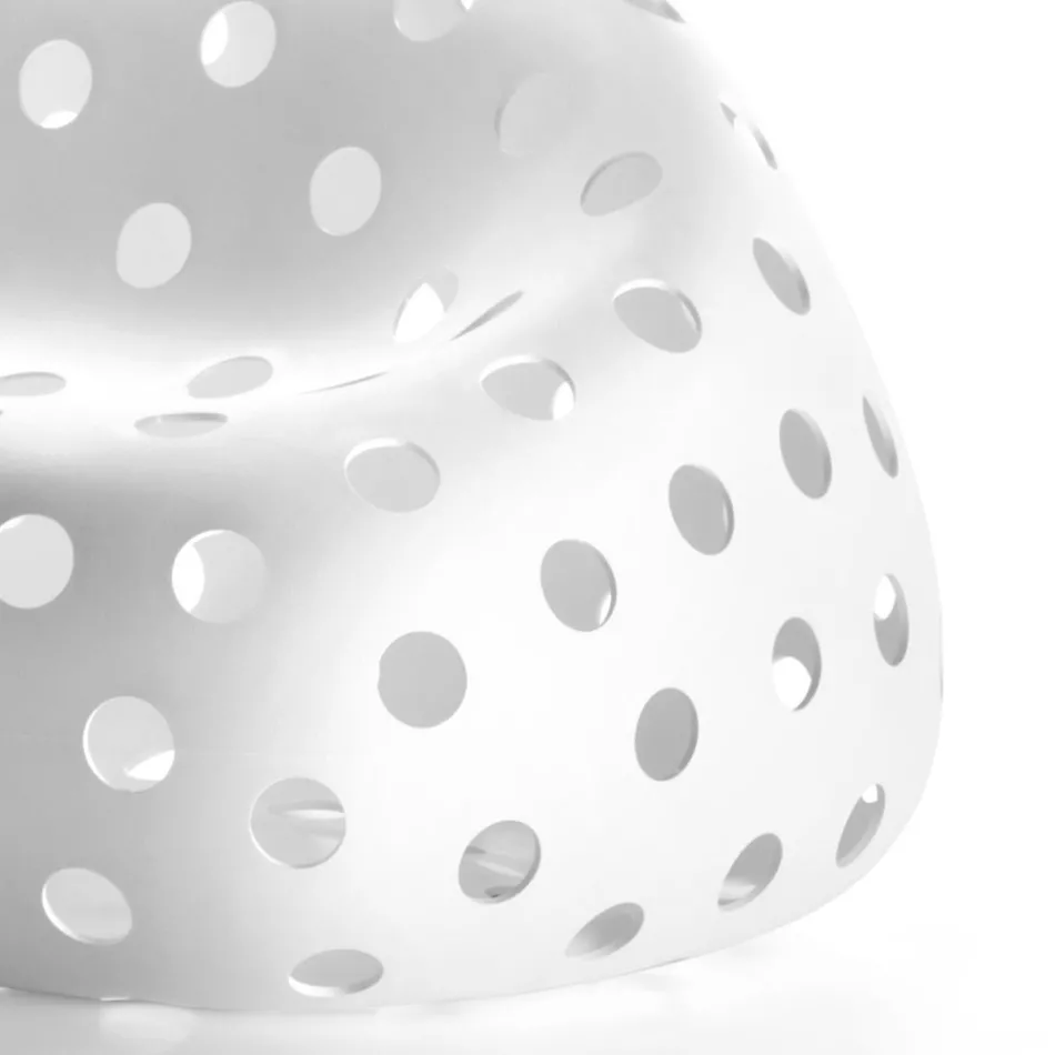 Lichtgevende buitenbank in polyethyleen met LED Made in Italy - Asso Viadurini