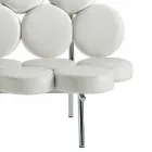 Moderne leren bank met luxe staalconstructie gemaakt in Italië - Arthur Viadurini