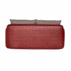 2-zits buitenbank in stof of leer - Mara by Slide Viadurini