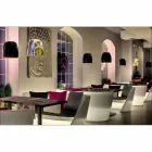 Slide Rap indoor polyethyleen zitbank gemaakt in Italië Viadurini