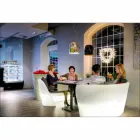 Slide Rap indoor polyethyleen zitbank gemaakt in Italië Viadurini