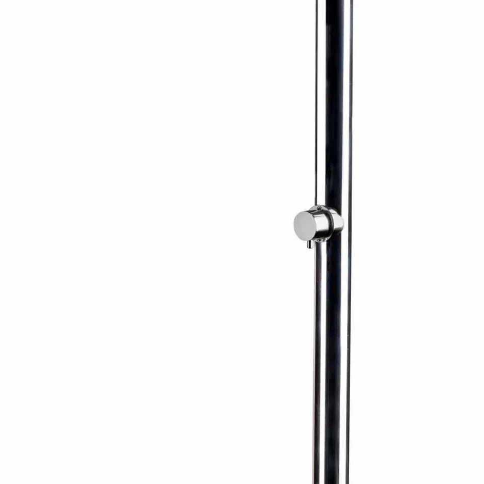 Tuindouche met ingebouwde roestvrijstalen douchekop Made in Italy - Yuki Viadurini