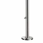 Verchroomde roestvrijstalen tuindouche met voetdouche Made in Italy - Marlen Viadurini