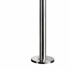 Stalen tuindouche met getimede kraan Made in Italy - Norton Viadurini