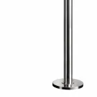 Roestvrijstalen tuindouche met ronde douchekop Made in Italy - Norton Viadurini