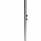 Tuindouche in verchroomd roestvrij staal met voetring Made in Italy - Modeo Viadurini