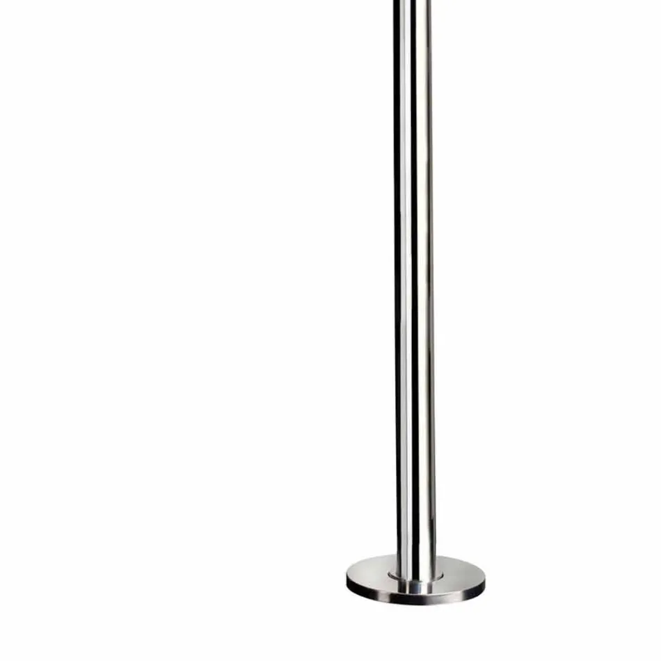 Roestvrijstalen buitendouche met getimede kraan Made in Italy - Modeo Viadurini