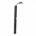 Solar Garden Shower in zwart geverfd roestvrij staal Made in Italy - Werner