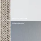 Stalen tuinschommel met touwen en kussens inbegrepen Made in Italy - Bronn Viadurini