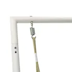 Aluminium tuinschommel en zitje met waterafstotende kussens - Strand Viadurini