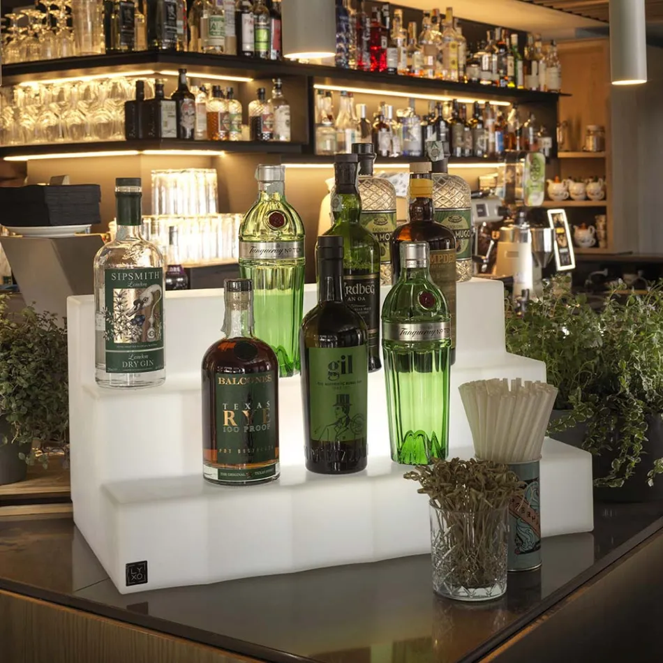 Flessenexposant met drie stappen Made in Italy - Capo Viadurini