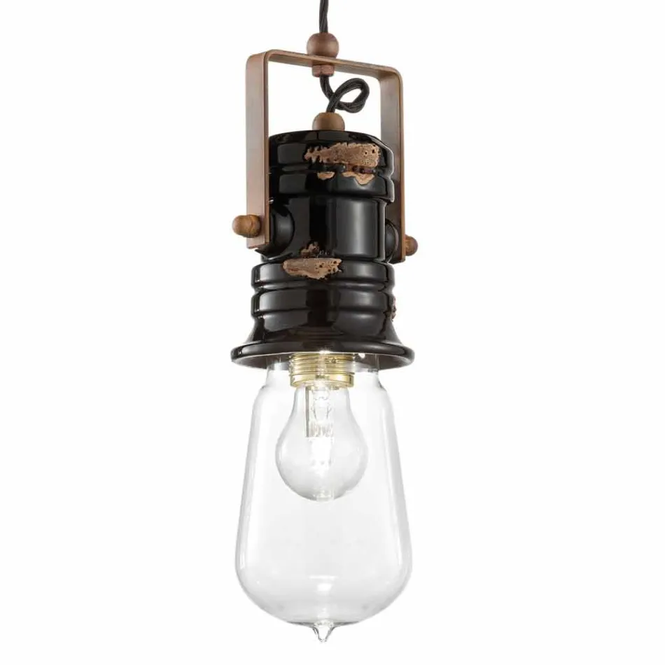 Spotlight ontwerp hanger vintage handgemaakte keramiek Carrie Viadurini