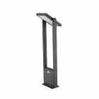 Outdoor Led-spot op zonne-energie in wit of mat zwart aluminium - Agorio Viadurini