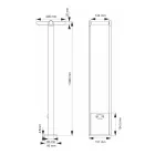 Led-buitenspot op zonne-energie in wit of mat zwart aluminium - Agorio Viadurini