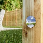 2W ronde led-spot voor buiten in roestvrij staal, 4 stuks - Mayor Viadurini