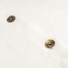 Vierkante kussensloop van zwaar gekleurd linnen met Agoya-knopen - Mediterraan Viadurini