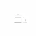 Ronde / rechthoekige design tuinbak in staal Made in Italy - Philly Viadurini