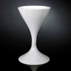 Vloer Frappeuse in wit polyethyleen Made in Italy - Bratislava Viadurini