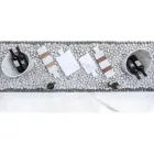 Wijn of champagne glacette in wit Carrara marmer gemaakt in Italië - Ciotti Viadurini