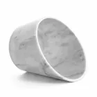 Wijn of champagne glacette in wit Carrara marmer gemaakt in Italië - Ciotti Viadurini