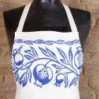 Italiaanse handgemaakte linnen schort uit één stuk - merken Viadurini