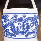 Italiaanse handgemaakte linnen schort uit één stuk - merken Viadurini