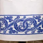 Italiaanse handgemaakte linnen schort uit één stuk - merken Viadurini