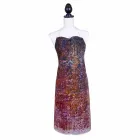 Italiaanse handgemaakte schort in katoen met handmatige kunstdruk - merken Viadurini