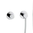 2-weg douchegroep met glijrail, ronde of vierkante rozet - Kristio Viadurini