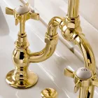 Vintage design brugwastafelgroep in messing Made in Italy - Katerina Viadurini