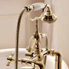 Vintage design messing staande badkuip groep Made in Italy - Katerina Viadurini