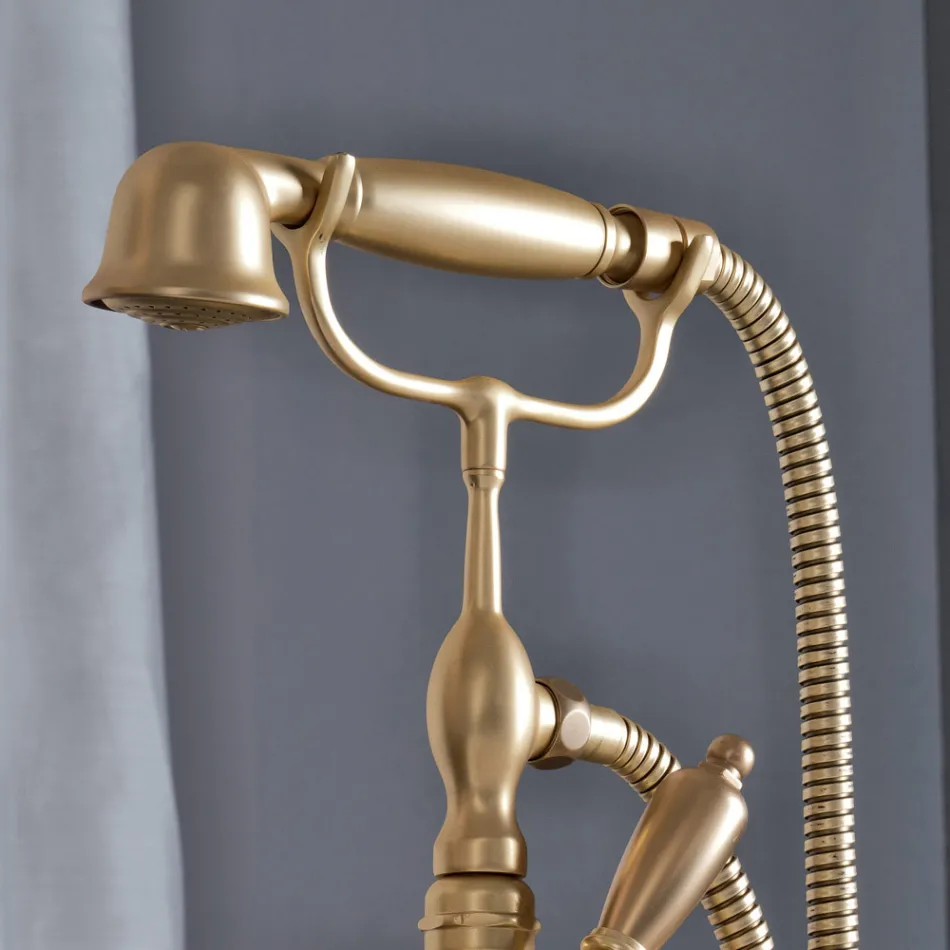 Staand bad met handdouche en flexibele slang Made in Italy - Milano Viadurini