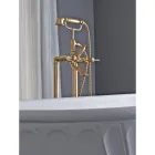 Staand bad met handdouche en flexibele slang Made in Italy - Milano Viadurini