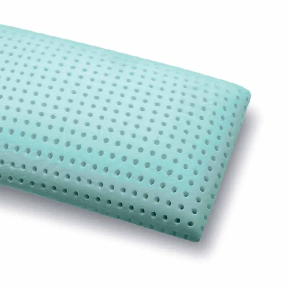 Kussen in Memory Aloe Feel Geperforeerd 15 cm hoog Made in Italy - Limoges Viadurini