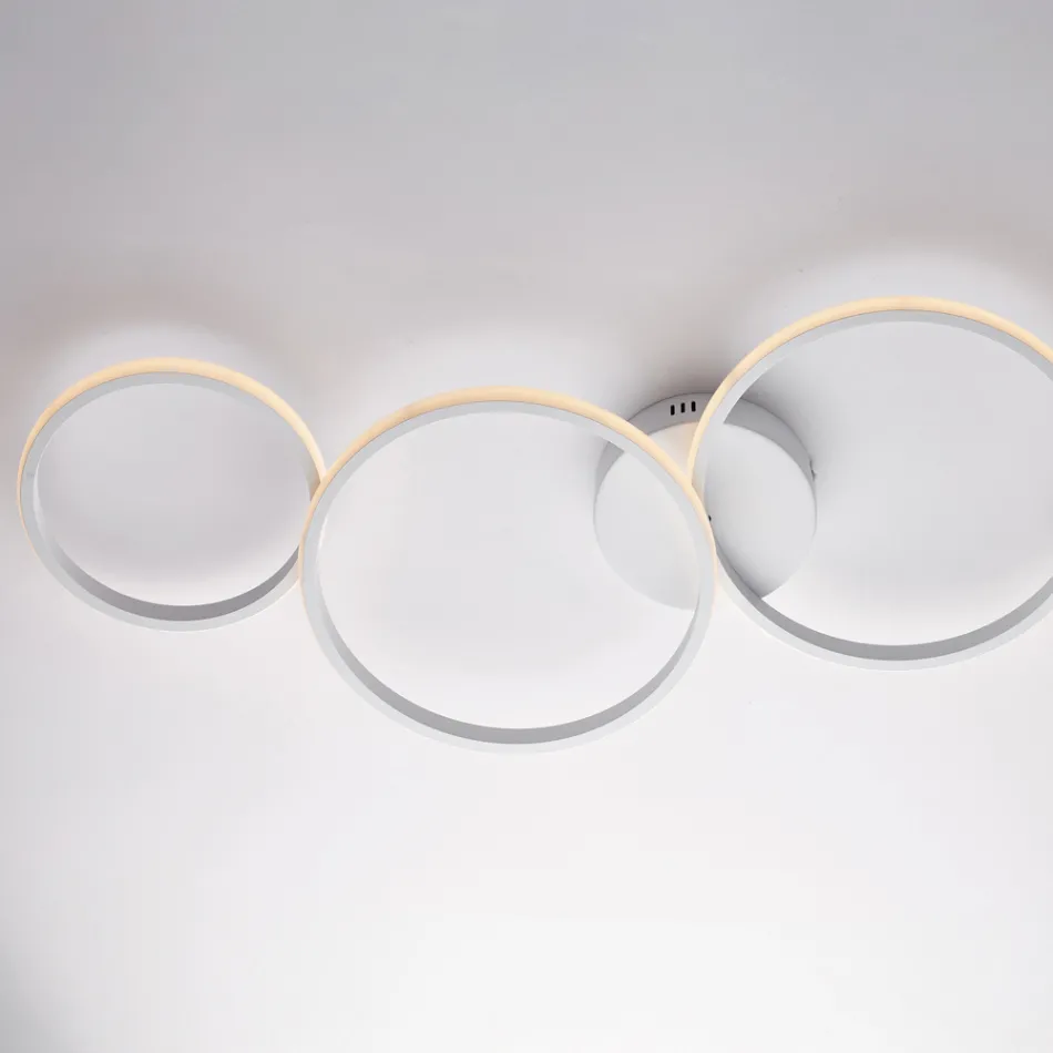 Designverlichting van glas en metaal, gemaakt in Italië - Aldebaran Viadurini