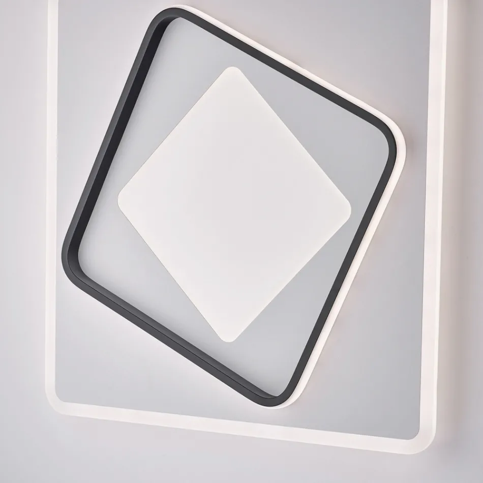 Designverlichting van glas en metaal, gemaakt in Italië voor creatieve doeleinden - Lupus Viadurini