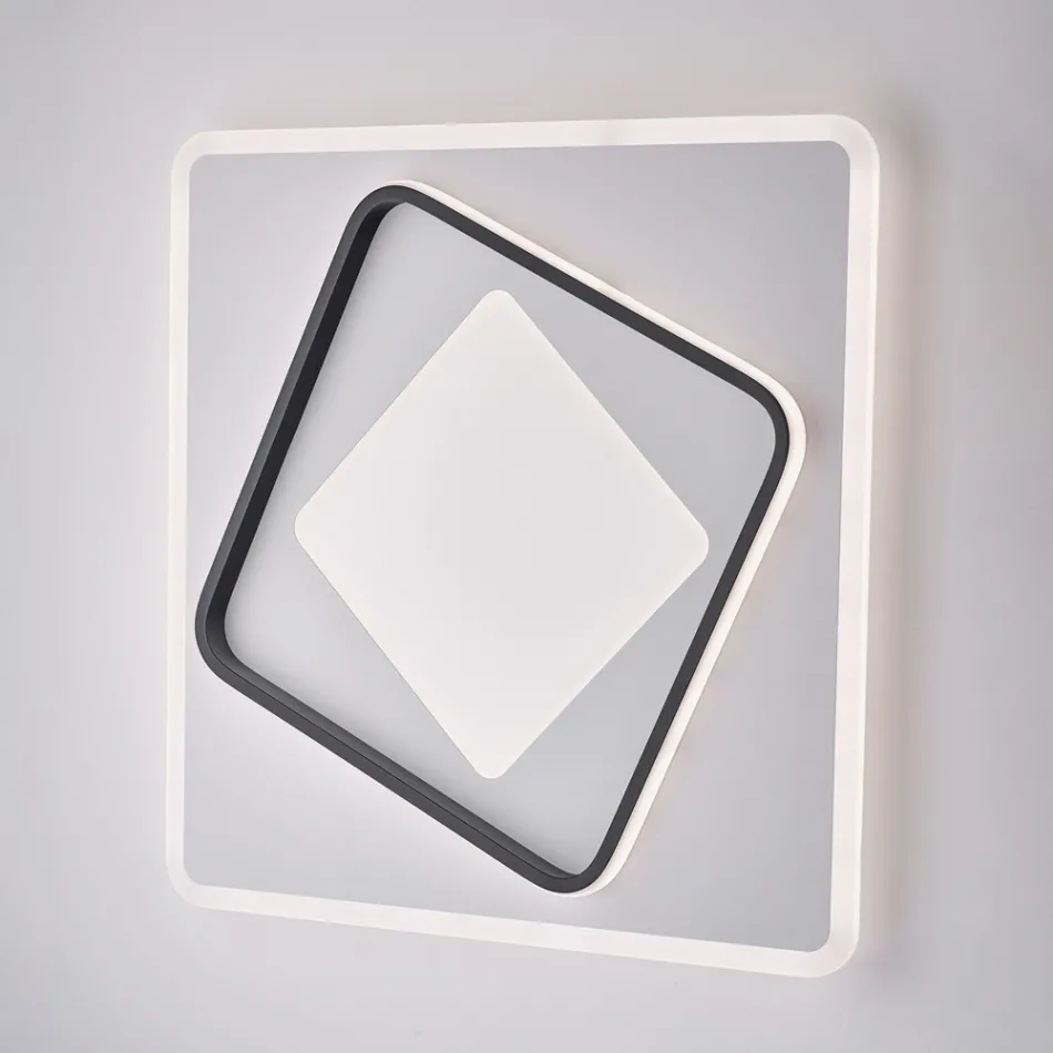 Designverlichting van glas en metaal, gemaakt in Italië voor creatieve doeleinden - Lupus Viadurini