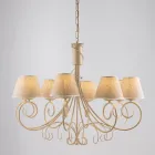 Verlichting van glas en metaal, gemaakt in Italië, voor het creëren van elegante ruimtes – Draco Viadurini