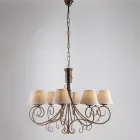 Verlichting van glas en metaal, gemaakt in Italië, voor het creëren van elegante ruimtes – Draco Viadurini