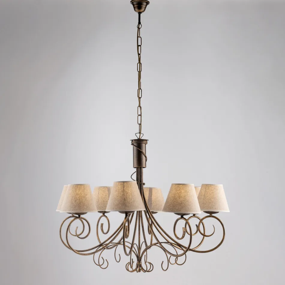 Verlichting van glas en metaal, gemaakt in Italië, voor het creëren van elegante ruimtes – Draco Viadurini