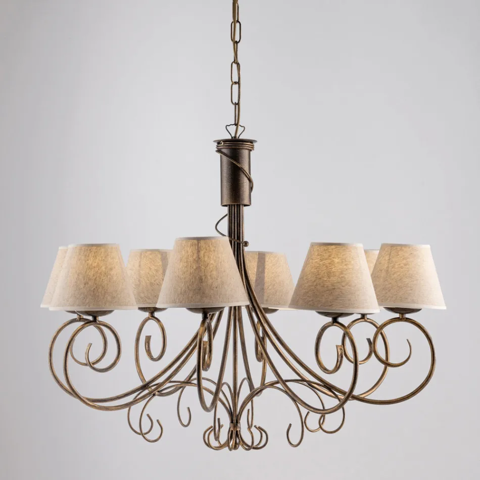 Verlichting van glas en metaal, gemaakt in Italië, voor het creëren van elegante ruimtes – Draco Viadurini