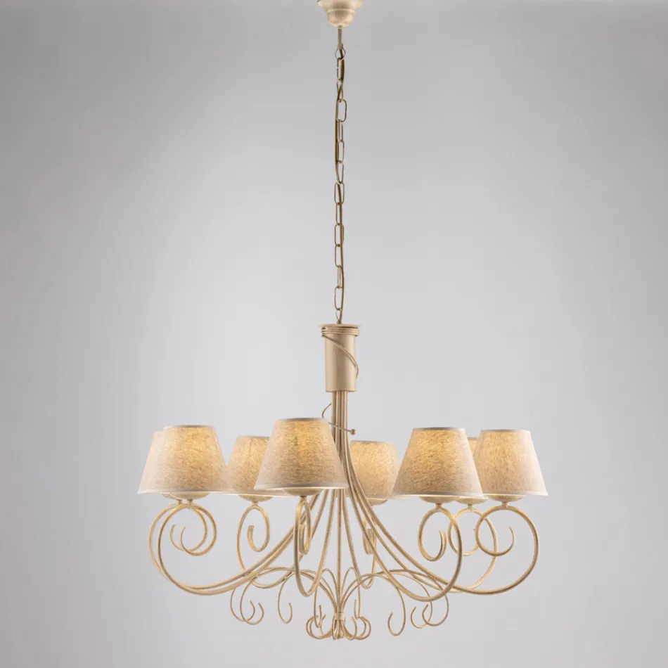 Verlichting van glas en metaal, gemaakt in Italië, voor het creëren van elegante ruimtes – Draco Viadurini