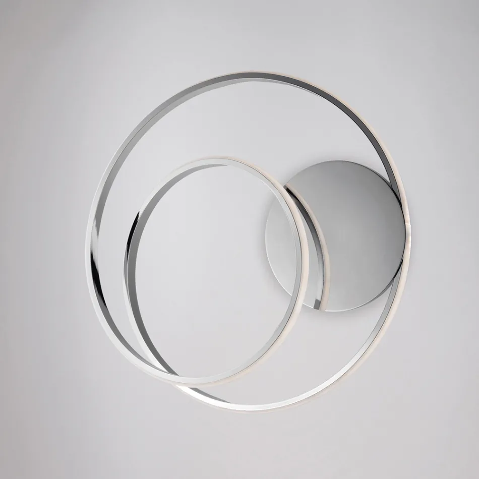 Verlichting van glas en metaal, gemaakt in Italië, om een elegante sfeer te creëren – Hubble Viadurini