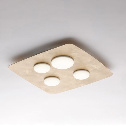 Verlichting van glas en metaal, gemaakt in Italië, om uw interieur te verfraaien – Kepler Viadurini